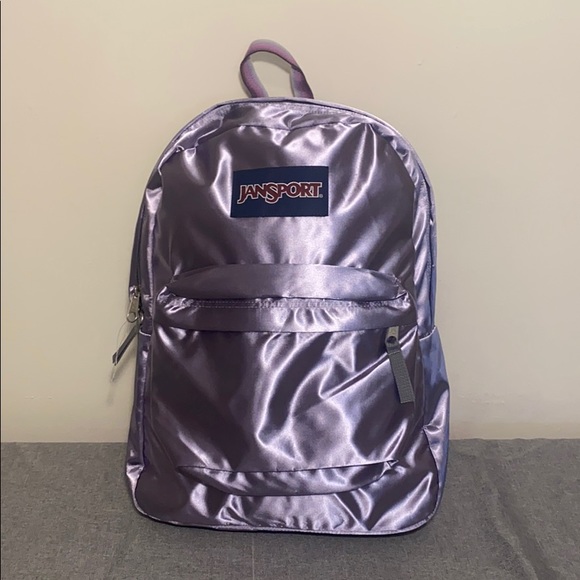 satin jansport backpack